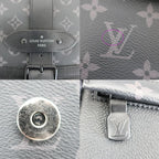 Louis Vuitton Saumur Backpack Rucksack Black Monogram Eclipse — view 9