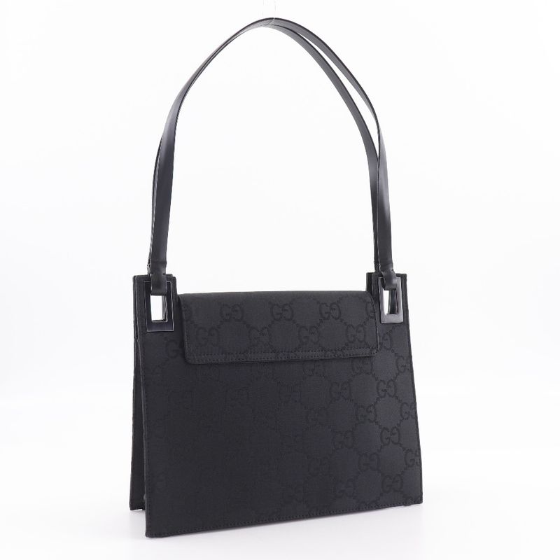 Gucci GG 001.3068 Satin Black Tote Bag — view 3