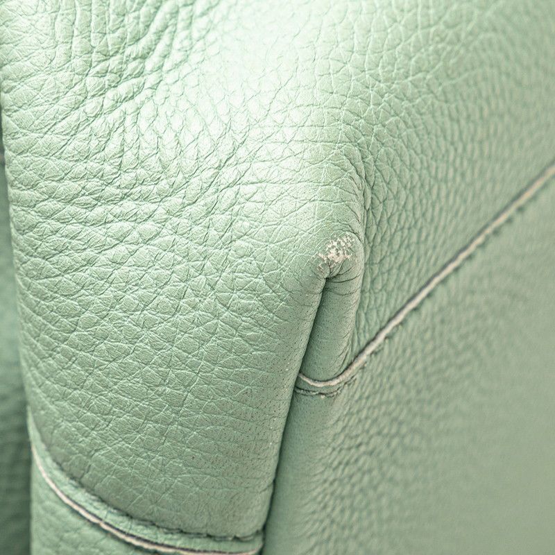 Bottega Veneta Intrecciato Roma Green Leather — view 4