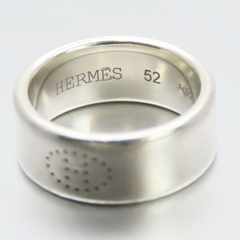Hermes Ring Evelyne 52 Silver 925 7.9 g 11.5 Accessories — view 7