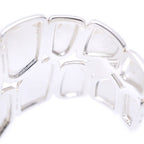 Hermes Niloticus Eclat Silver 925 Bangle Bracelet Accessory 1724 — view 4