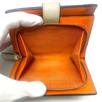 Fendi Bifold Wallet Beige Gold Orange 8 M0386 — view 8