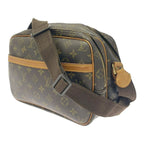 Louis Vuitton Monogram Reporter PM Shoulder Bag Brown — view 3