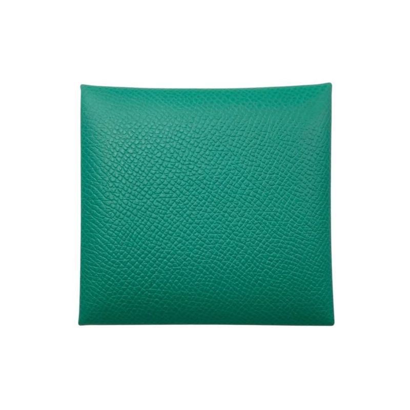 Hermes Coin Case Bastia Verso Vertigo Jeanne Milton Green Yellow — view 2