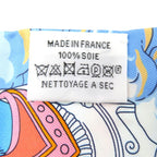 Hermes Twilly Sur Mon Nuage My Clouds Silk Marine Ciel Scarf 0085 — view 4