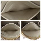 Dior Lady White Gold Hardware Shoulder Bag Phone Pouch — view 6
