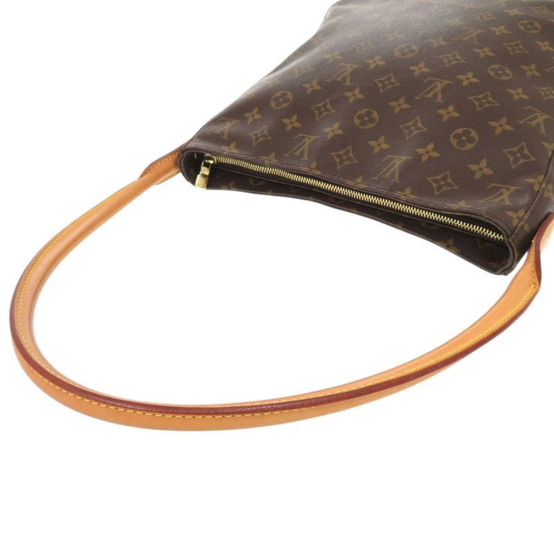 Louis Vuitton Looping GM Monogram Brown Shoulder Bag 0895 — view 5