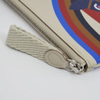 Hermes Carre Pocket Pouch Beton Swift Horse Beige Leather — view 6