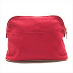 Hermes Bolide 25 Cotton Pouch Case Cosmetic Red — view 2
