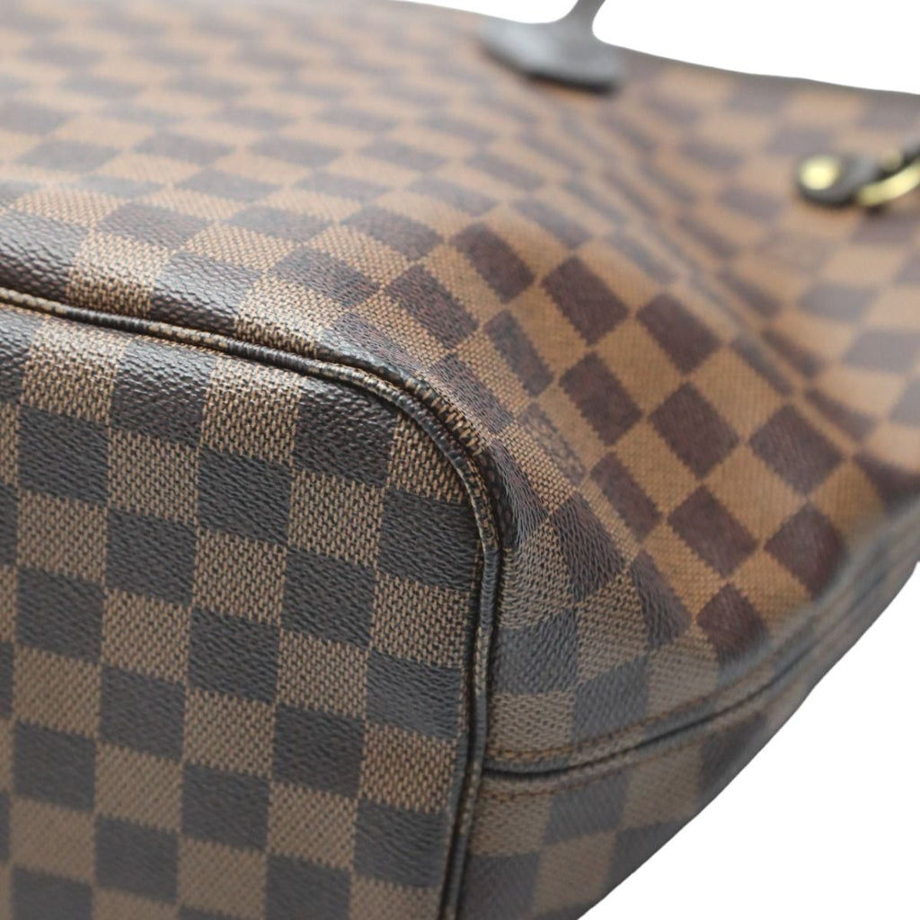 Louis Vuitton Damier Neverfull MM Pouch None And Tote Bag — view 9