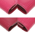 Louis Vuitton Epi Portefeuille Victorine Compact Wallet Fuchsia Trifold — view 6