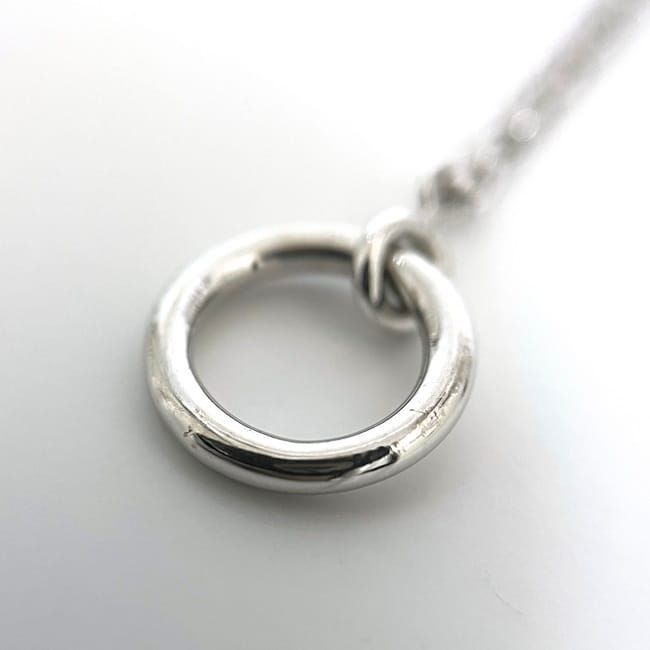 Hermes Bracelet Mini Chaine D'ancre Chain White Gold Wg — view 7