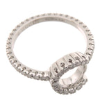 Gucci Diamond Halo White Gold Ring — view 3