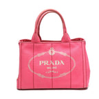 Prada 1 Bg439 Canapa Handbag Mini Tote Bag Pink — view 4