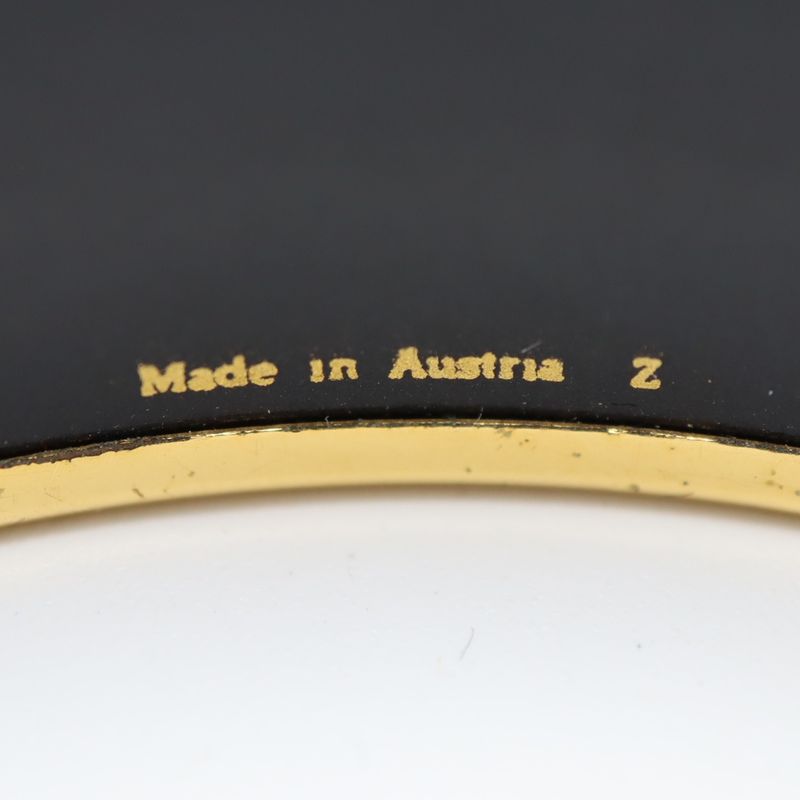 Hermes Bangle Emile GM Gold Color Blue Accessories H4165 — view 7