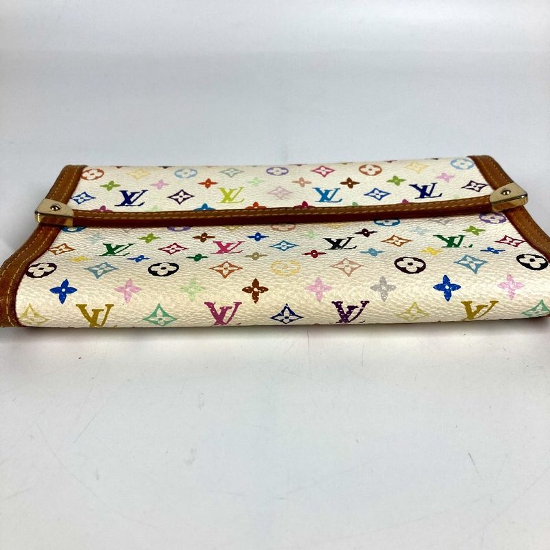 Louis Vuitton Long Wallet Porte Tresor International Monogram Multicolor — view 5
