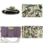 Gucci 6 Ring Key Case Cream White Green Flora Nice — view 4