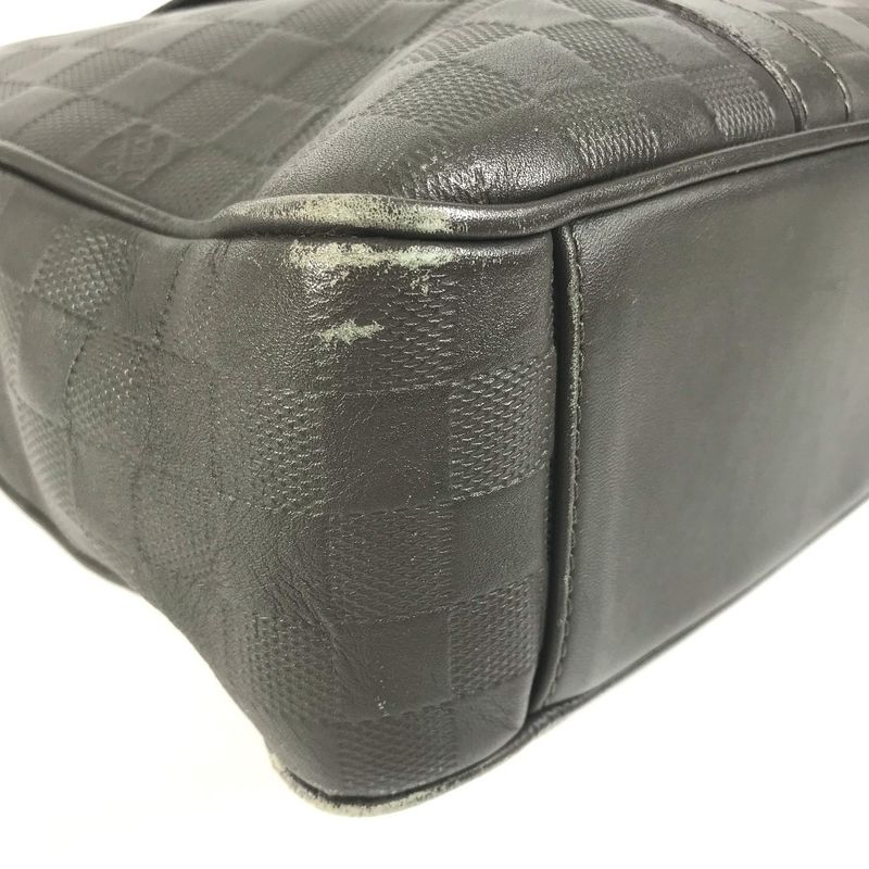 Louis Vuitton Handbag Tadao PM Damier Infini Leather Meteor Brown — view 6
