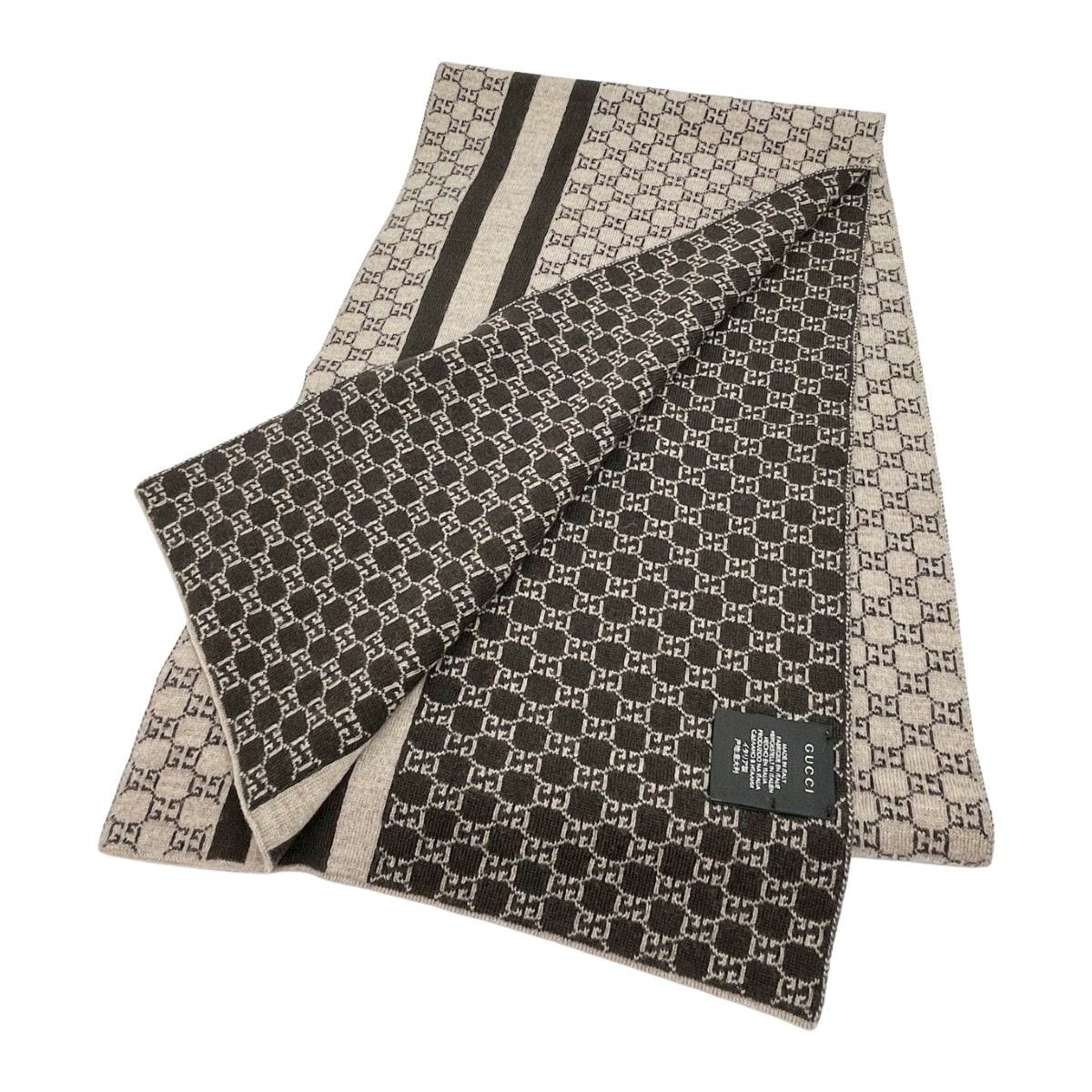 Gucci Scarf Cashmere Brown — view 2