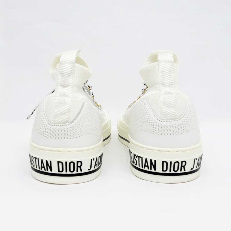 Dior Sneakers Walkn White Size 38 Lace Logo Shoes — view 5