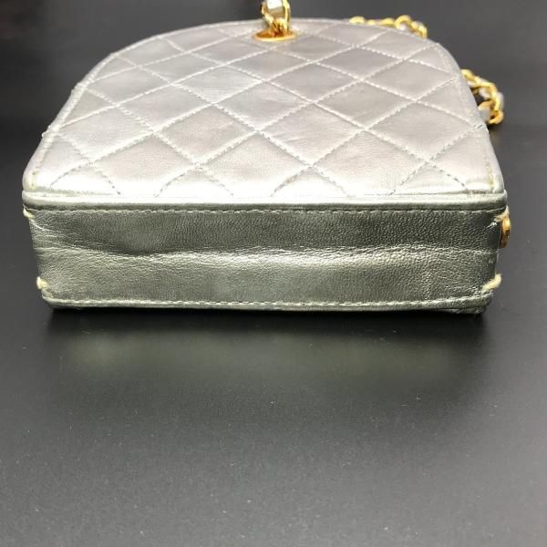 Chanel Pouch Chain Shoulder Bag Silver — view 3
