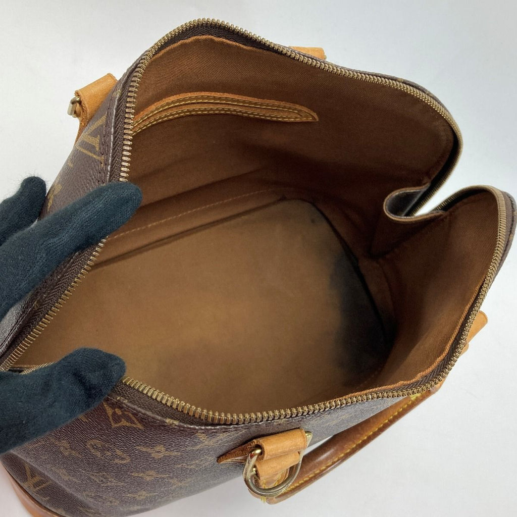 Louis Vuitton Monogram Alma Handbag with Padlock — view 3