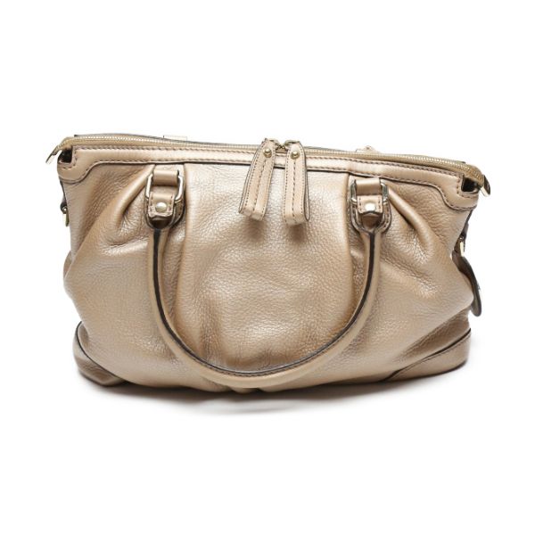 Gucci WG Leather 2-Way Bag With Shoulder Strap Crossbody Handbag — view 2