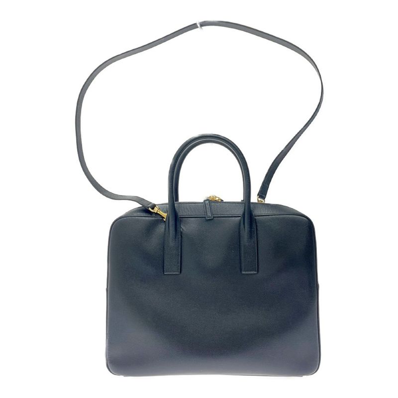 Saint Laurent Paris Leather Classic Museum 2-Way Business Bag Black — view 4