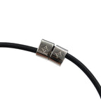 Louis Vuitton Bracelet Chien Zelisse M8332 Z Calf Leather Metal Silver Black — view 4