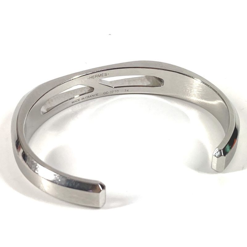 Hermes Bangle Delta Cuff SS Silver — view 6