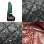 Chanel Tote Bag Boston Coco Cocoon 13 th Black Bordeaux Leather Quilted Usual — view 9
