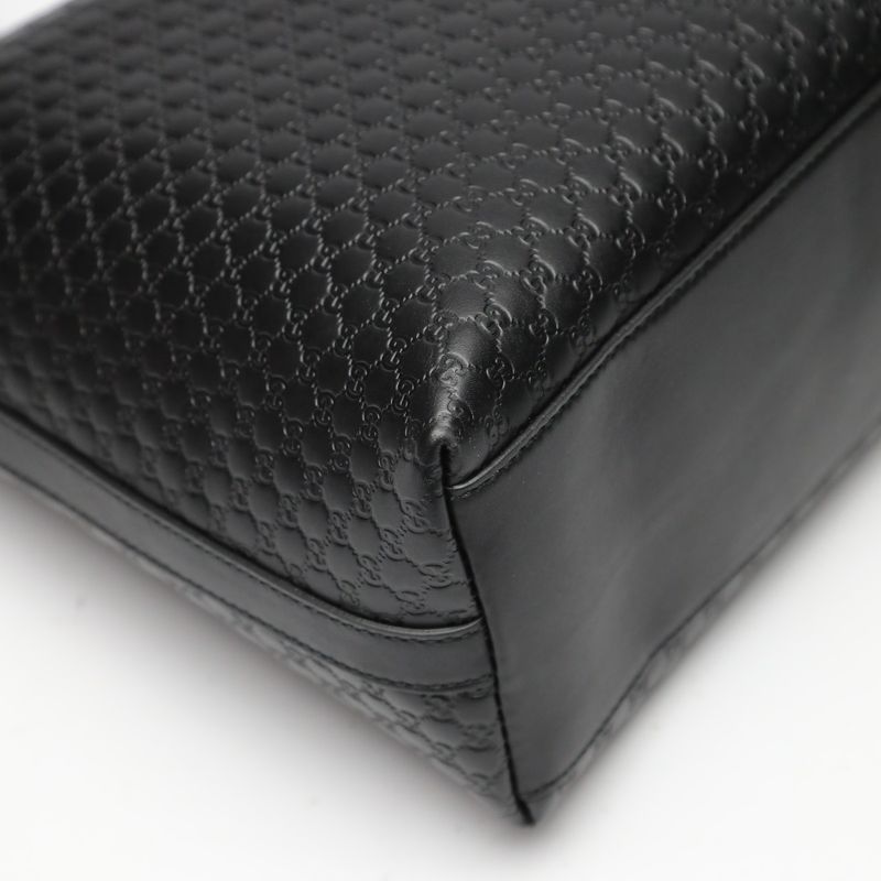 Gucci Guccissima One Shoulder Bag Micro Black — view 5