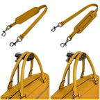 Loewe 2-Way Shoulder Bag Handbag Tassel Charm Fringe Anagram Logo Yellow Silver — view 7