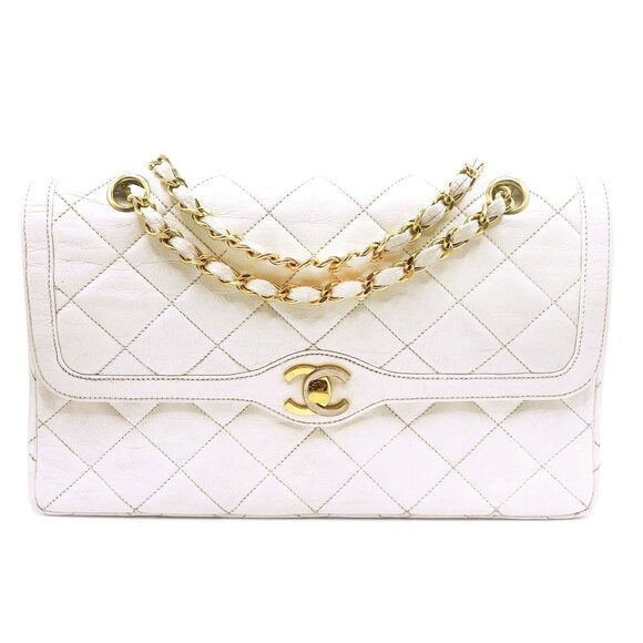 Chanel CC 24K Paris Limited Double Flap Bag Lambskin Quilted Chain — view 6