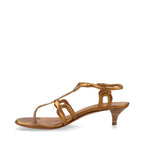 Hermes Leather Belt Sandals 36 — view 5