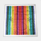 Hermes Carre 90 Scarf Jungle Love Rainbow 100% Silk Multicolor Bead — view 2