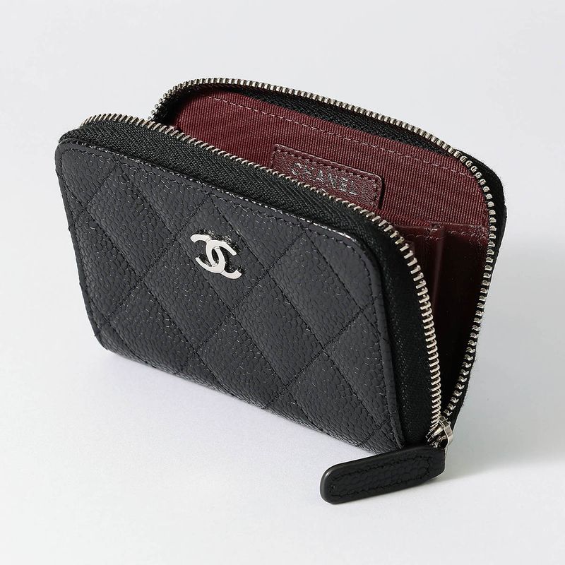 Chanel Coin Case Classic Zip Purse Black — view 4