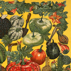 Hermes Carre 90 Citrouilles ET Coloquintes Pumpkins And Colocynths Silk Scarf — view 4