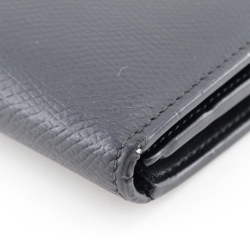 Celine Medium Strap Wallet Calf Black Bifold — view 5
