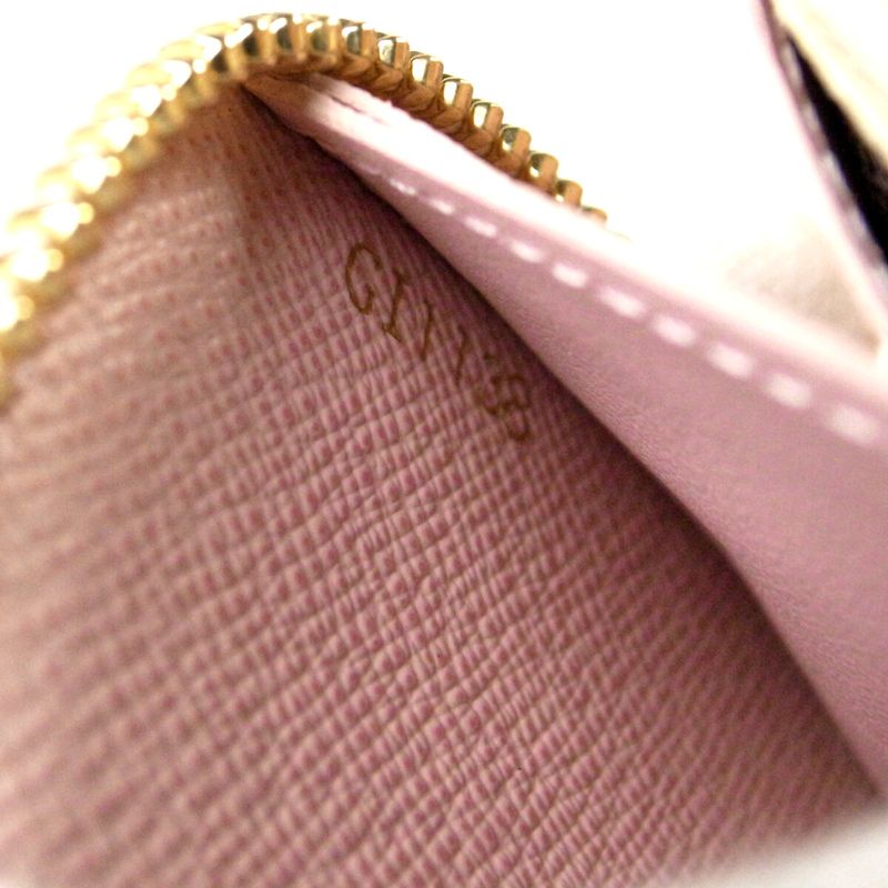 Louis Vuitton Portefeuille Clemence Damier Azur Long Wallet — view 8