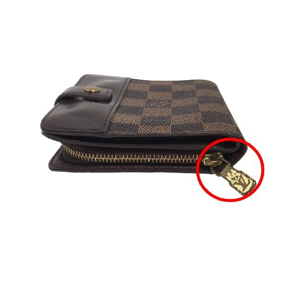 Louis Vuitton Damier Wallet With Zipped Pocket For Cards Compact — view 6