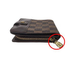 Louis Vuitton Damier Wallet With Zipped Pocket For Cards Compact — view 6