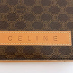 Celine Bifold Long Wallet Brown Macadam — view 8