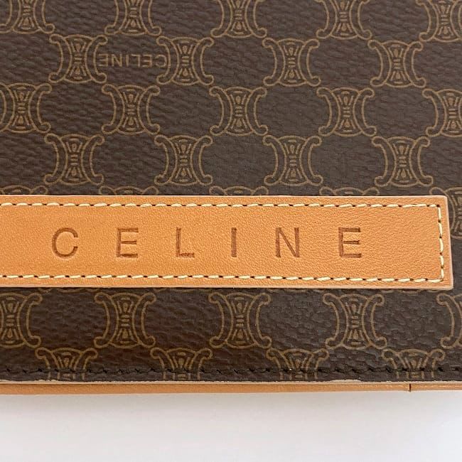 Celine Bifold Long Wallet Brown Macadam — view 8