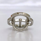 Hermes Scarf Ring Mini Buckle Boucle Silver Red — view 5