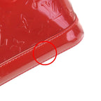 Louis Vuitton Monogram 2-Way Bag Alma BB Handbag Red — view 8