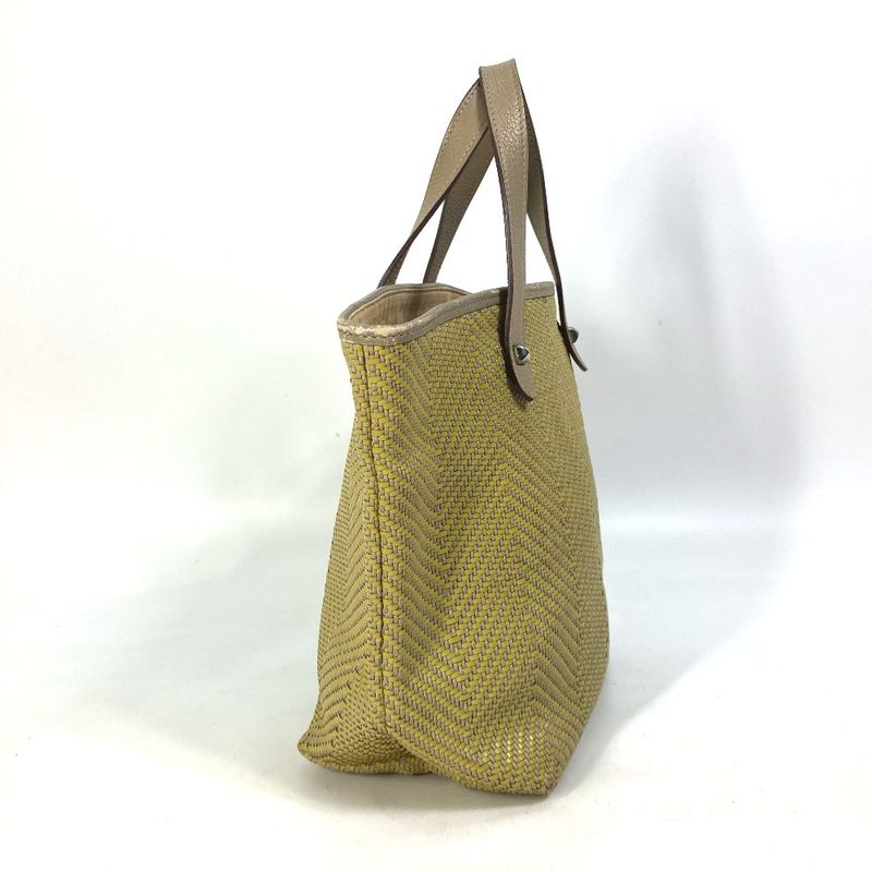 Hermes Tote Bag Cabas Chennai PM Leather Yellowish — view 4