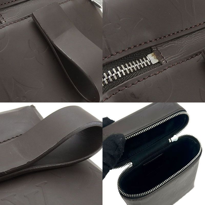Louis Vuitton Pochette Shoulder Lei Monogram Glacee Cafe Brown Leather — view 5