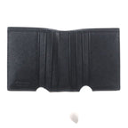 Prada 2 Mo004 Saffianoleather Bicolor Compact Wallet With Logo Hardware — view 5