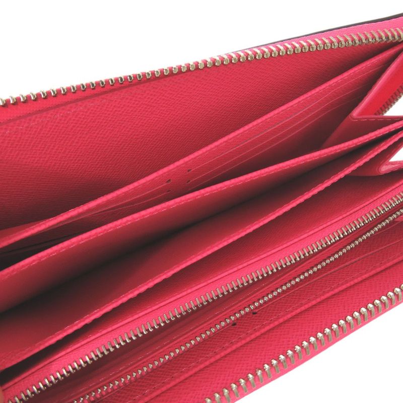 Louis Vuitton Epi Leather Round Zip Wallet Zippy Long Pink — view 6